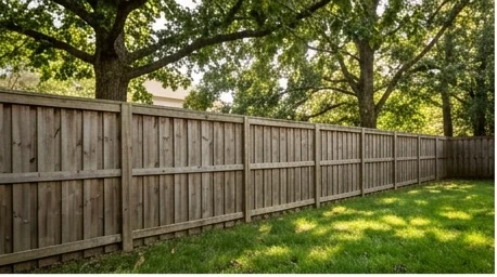 Cedar wood privacy fence installation in the Upper Cumberland region
